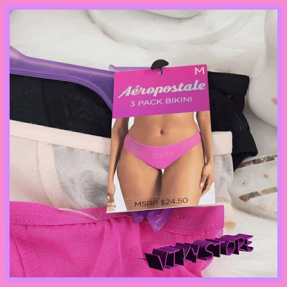 NWT 💖 {Aeropostal} Beach Ready: Multicolor Bikini Pack, Size Medium 💼 NWT